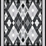 Ultra Soft Area Rug, Non Slip, Stain Resistant, Washable Area Rugs for Living Room, Bedroom, Contemporary Earth Tone Trellis Design(Gray)