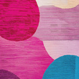 Ultra Soft Area Rug, Non Slip, Stain Resistant, Washable Area Rugs for Living Room, Bedroom, Contemporary Pink Blue Nursery Play Area Carpet(Pink)