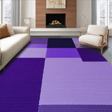 Ultra Soft Area Rug, Non Slip, Stain Resistant, Washable Area Rugs for Living Room, Bedroom, Stylish Shaggy Contemporary Vibe(Purple)