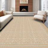 Elegant Abstract Diamond Configuration(Beige)