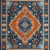 Striking Contemporary Symmetrical Theme(Blue)
