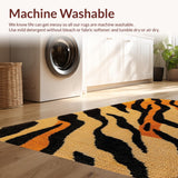 Ultra Soft Area Rug, Non Slip, Stain Resistant, Washable Area Rugs for Living Room, Bedroom, Eye-Catching Decorative Wildlife Rug for Offices(Beige)