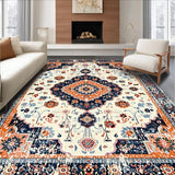 Bright Ornate Medallion Visual Appeal(White)