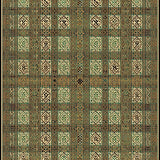 Ultra Soft Area Rug, Non Slip, Stain Resistant, Washable Area Rugs for Living Room, Bedroom, Boho Earthy Geometric Aesthetic(Brown)