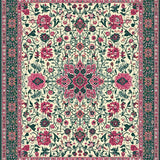 Vibrant Rustic Medallion Style(Beige)