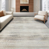 Elegant Low Pile Textured Motif(Gray)