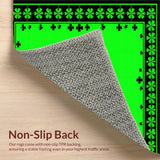 Elegant Green Checkered Design(Green)