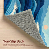 Chic Oceanic Swirl Design(Blue)