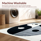 Psychedelic Grey Abstract Swirl(Black)