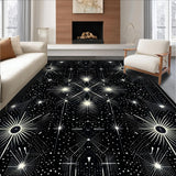 Elegant Minimalist Night Sky Theme(Black)
