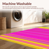 Ultra Soft Area Rug, Non Slip, Stain Resistant, Washable Area Rugs for Living Room, Bedroom, Luxurious Multicolor Spiral Design(Yellow)