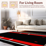 Chic Modern Black and Red(Black)