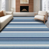 Minimalist Rustic Striped Texture(Blue)