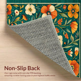 Charming Distressed Tiled Design(Green)