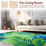 Chic Modern Abstract Leaf Motif(Green)