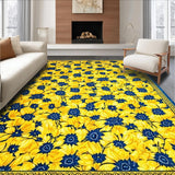 Vibrant Petal Patterned Visual(Yellow)
