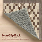 Geometric Natural Tones Elegance(Beige)