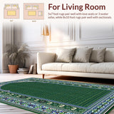 Contemporary Quilted Symmetrical(Green)