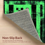 Elegant Geometric Faded Tiled Texture(Green)