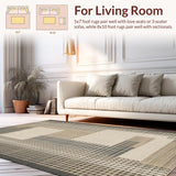 Sleek Transitional Geometric Arrangement(Beige)