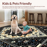 Contemporary Shag Tassel Accent(Black)