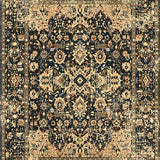 Indigo Elegant Geometric Arrangement(Beige)