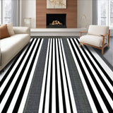 Artful Dual Tone Horizontal Lines(Black)
