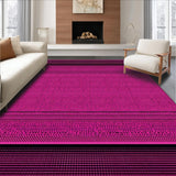 Ultra Soft Area Rug, Non Slip, Stain Resistant, Washable Area Rugs for Living Room, Bedroom, Whimsical Pink Animal Texture(Pink)