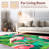 Whimsical Tropical Vibes Home Accent(Pink)