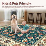 Artistic Teal and Orange Motif(Blue)