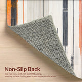 Beige and Slate Abstract with Dynamic Striped Composition(Gray)