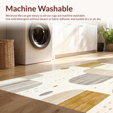 Elegant Beige Echo Area Abstract Animal Inspired Design(Beige)