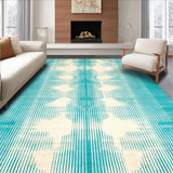 Chic Light Tones Abstract Composition(Blue)