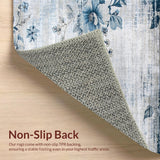 Cozy Weathered Floral Elegance(Blue)