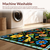 Eclectic Cultural Floral Fusion(Black)