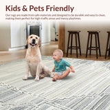 Timeless Neutral Striped Elegance(Gray)