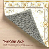 Ultra Soft Area Rug, Non Slip, Stain Resistant, Washable Area Rugs for Living Room, Bedroom, Luxury White Bathroom(Beige)