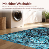 Contemporary Distressed Floral Harmony(Black)