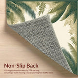 Contemporary Green Flourish(Beige)