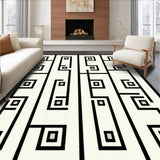 Contemporary Monochrome Geometric Elegance(Beige)