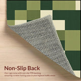 Luxurious Fuzzy Trellis Design(Green)