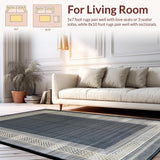 Elegant Charcoal Geometric Motif(Gray)
