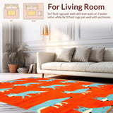 Fun and Energetic Wildlife Motif(Red)