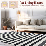 Elegant Modern Striped Aesthetic(Black)
