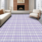 Ultra Soft Area Rug, Non Slip, Stain Resistant, Washable Area Rugs for Living Room, Bedroom, Cozy Neutral Floral Composition(Purple)