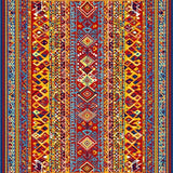 Ultra Soft Area Rug, Non Slip, Stain Resistant, Washable Area Rugs for Living Room, Bedroom, Cheerful Handcrafted Tassel Design(Red)
