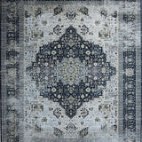 Artistic Retro Symmetrical Elements(Blue)