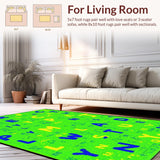 Cheerful Educational Rainbow Motif(Green)