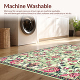 Elegant Light Green Textured Motif(Ivory)