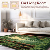 Charming Lodge Inspired Nature Design(Green)